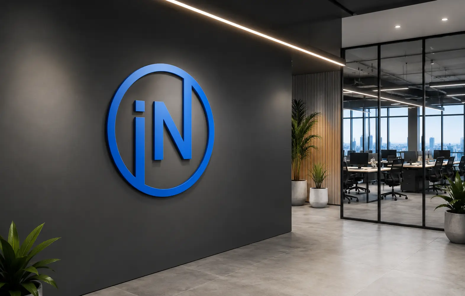 iNextERP team at the office